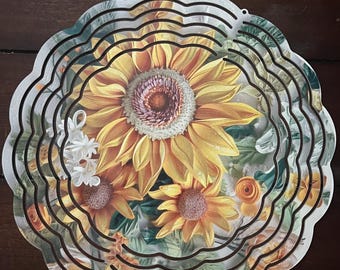 Sunflower Wind Spinner