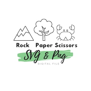 Natureza svg pedra papel tesoura montanha árvore caranguejo cricut arquivo de corte presente de estudante bobo presente de amante da natureza presente masculino camisa engraçada presente de caminhada faça você mesmo
