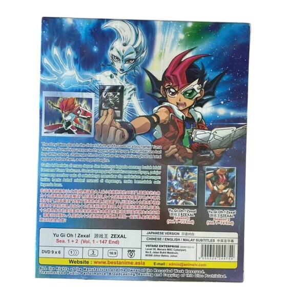 yuu★DVD DVD Anime Yu-Gi-Oh! Zexal Complete Season 1 + 2 Vol. 1-147