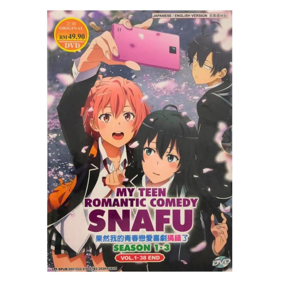 Anime DVD My Teen Romantic Comedy SNAFU Season 1-3 (vol. 1-38 End
