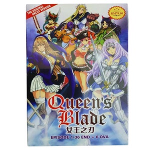 Anime Queen&#39;s Blade ( Uncut ) - Complete TV Series with English DUBBED DVD Region Free