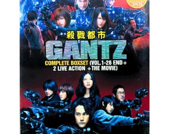 DVD Gantz Complete Boxset (vol. 1-26 End + 2 Live Action +