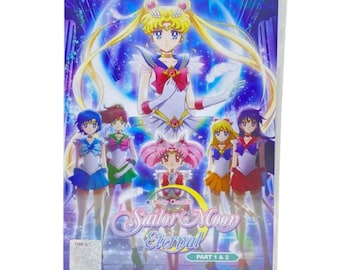 DVD Sailor Moon Eternal Part 1 & 2 English Dubbed All Region Anime Movies Free Ship