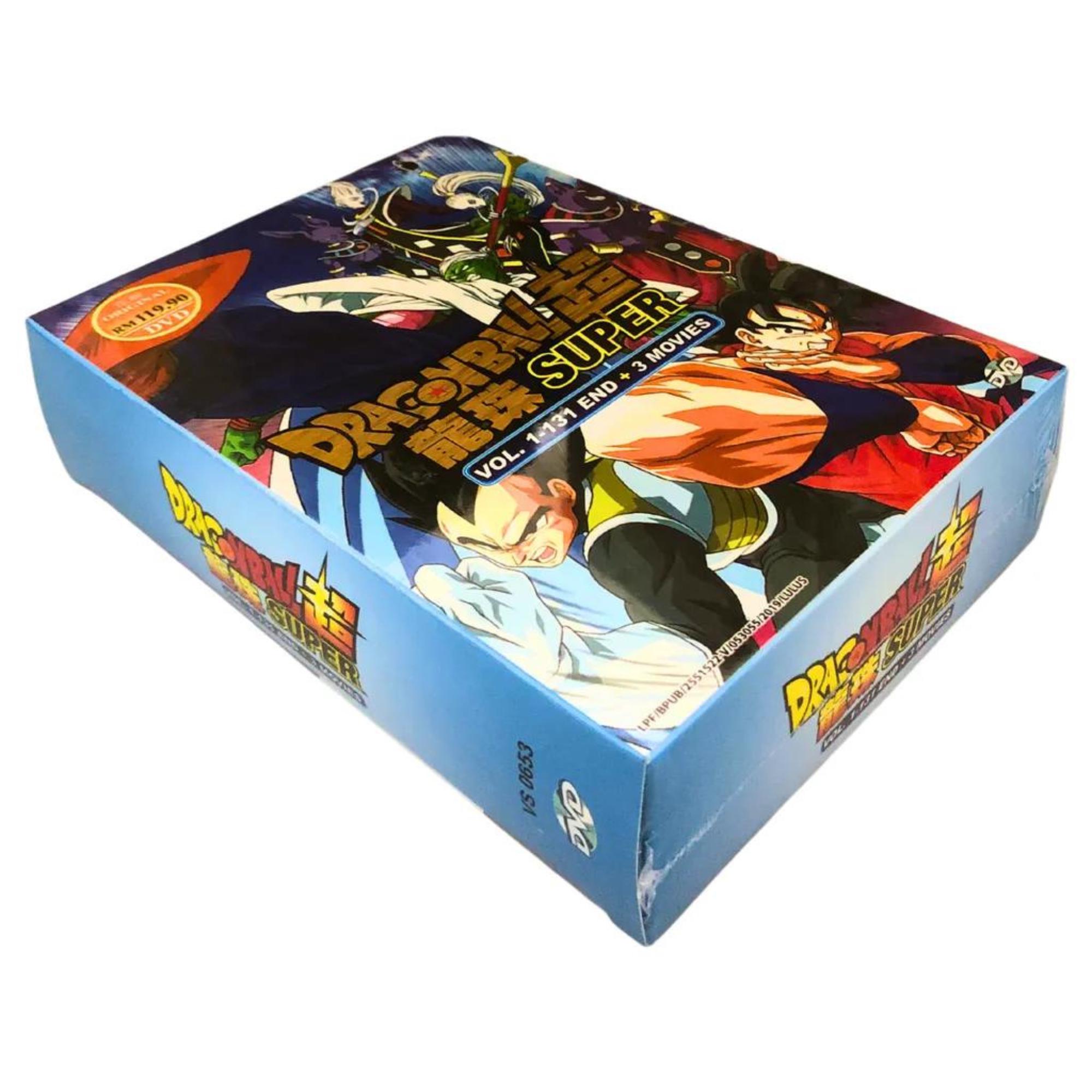 ドラゴンボール超 龍珠 SUPER Vol. 1-131 END DVD DRAGON BALL SUPER Vol.1-131 END + 3 MOVIE ANIME DVD ENGLISH