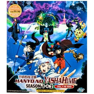 Anime DVD Hanyo no Yashahime Season 1+2 English Dubbed Free Ship From USA