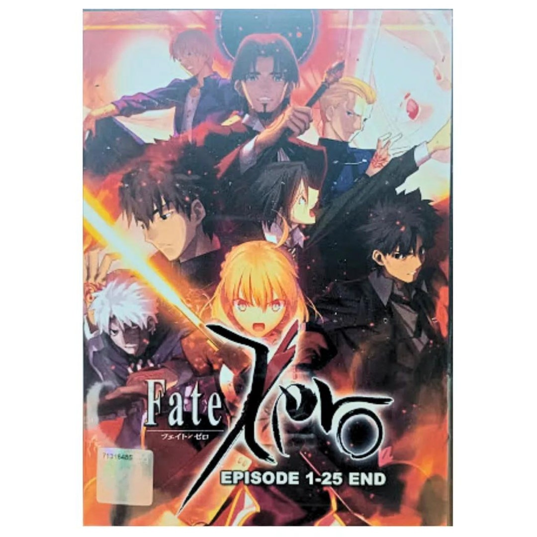 DVD Fate Zero Complete - Episode 1-25 End English Dubbed - Etsy