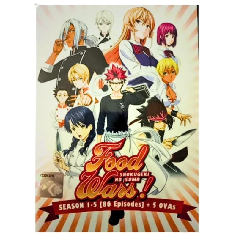 Food Wars! Shokugeki No Soma Season 1-5 Complete Collection Boxset - How Many Seasons Of Food Wars Are Dubbed