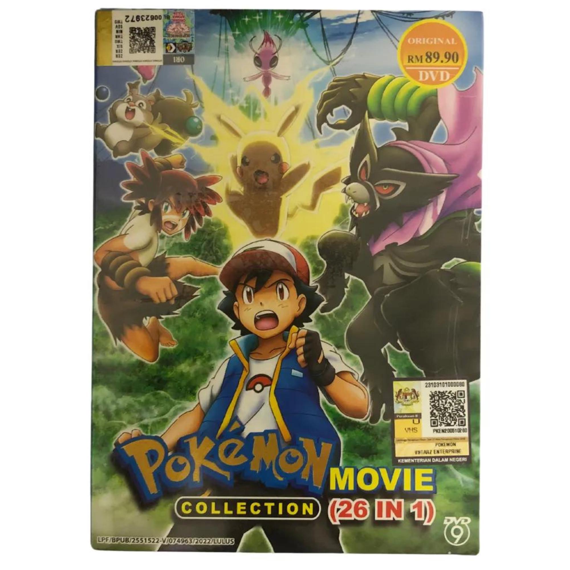 DVD Pokemon Movie Collection (26 In 1) Anime
