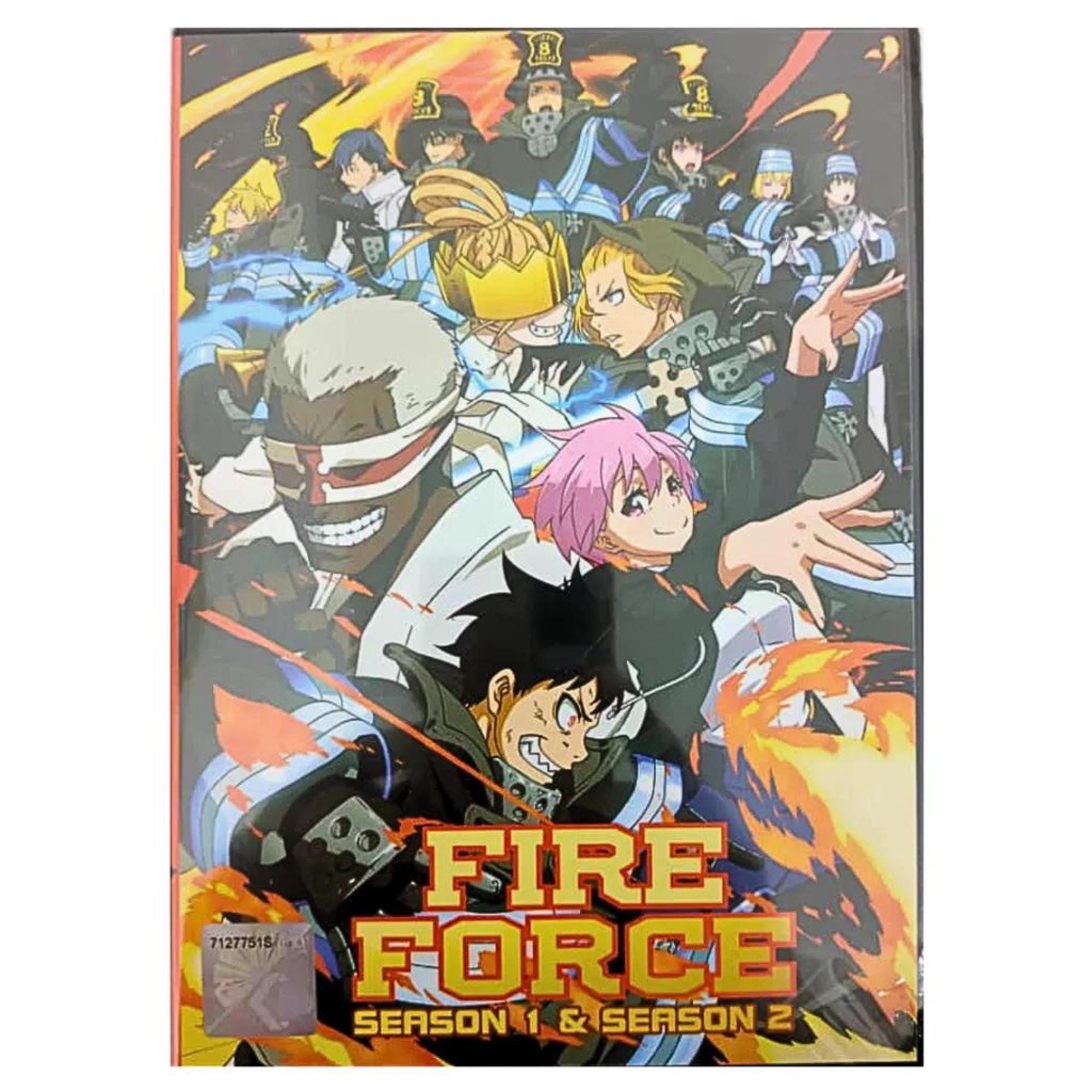 Anime DVD Fire Force Season 1&2 English Dubbed