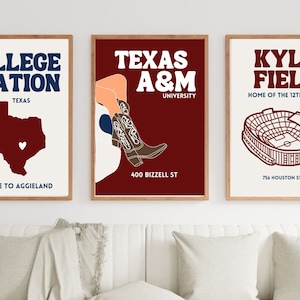 Texas A&M Wall Print Kyle Field-Aggie-College Station