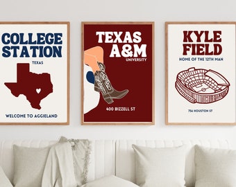 Texas A&M Wall Print Kyle Field-Aggie-College Station