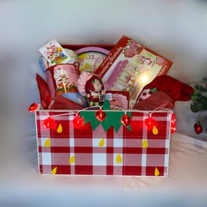 Strawberry Shortcake Everything Red Crate Gift Basket Bundle