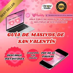 Guide with ideas for sexting and mass Valentine's Day - Ideas to copy and paste PPV Drips in Spanish