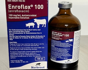 Enroflox 100 (Enrofloxacin) Baytril