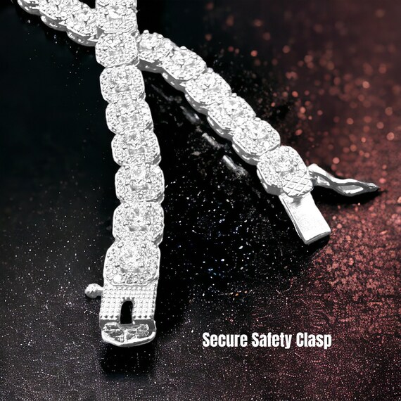 6mm Cubic Zirconia Necklace/ Iced Out Ice Cube Tennis Chain
