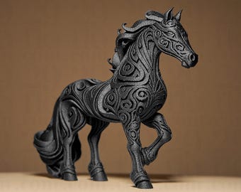 Mystical Horse Sculpture - Elegant Home Decor