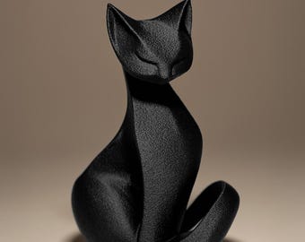 Studio Noir - Figura de gato moderna y elegante