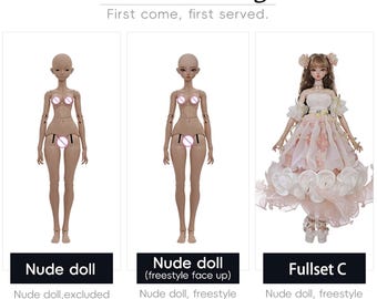 Sakina BJD Doll: 1/4 Scale Resin Ball Jointed Doll - Flower