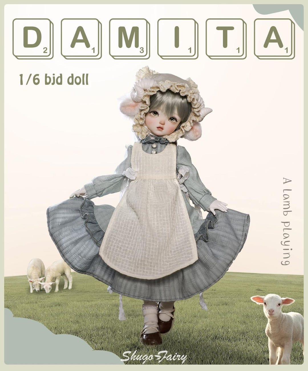 1/6 BJD Doll: Shuga Fairy Damita, Sweet Shepherdess Fullset - Etsy