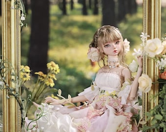Sakina BJD Doll: 1/4 Scale Resin Ball Jointed Doll Flower