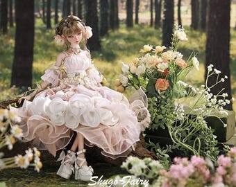 Sakina BJD Doll: 1/4 Scale Resin Ball Jointed Doll - Flower