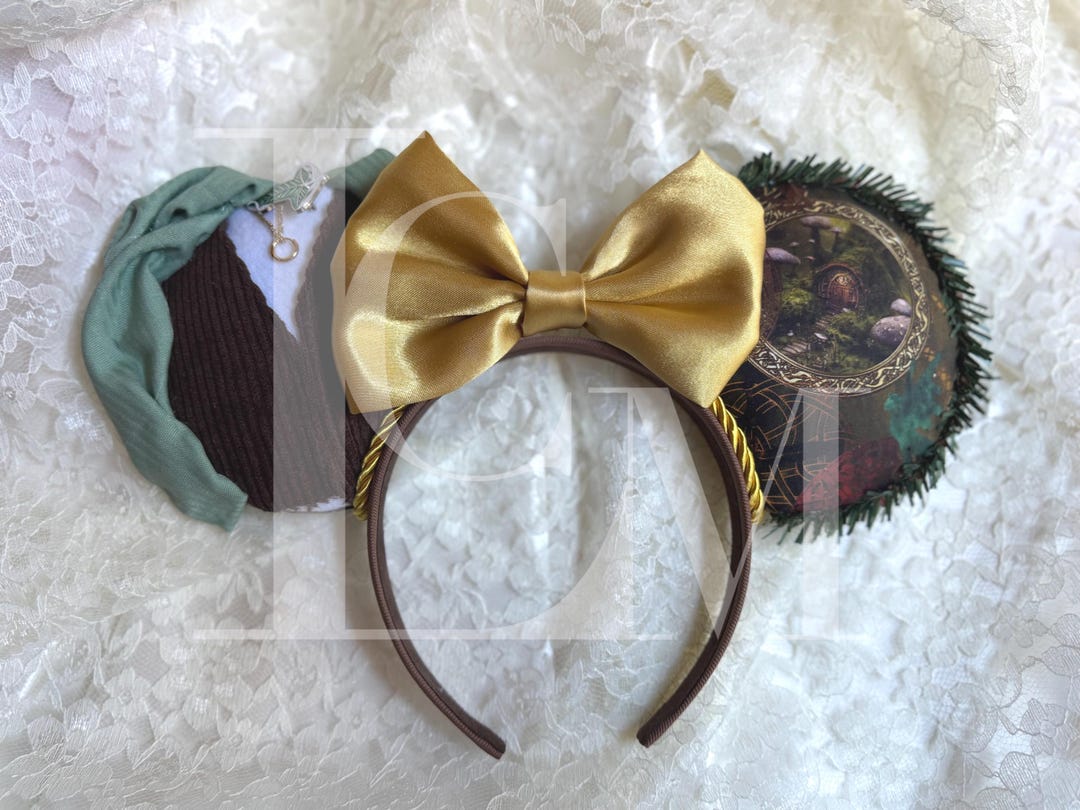 Frodo Mouse LOTR Inspired Mouse Ears, Frodo Inspired Headband, Cosplay Headpiece - Etsy