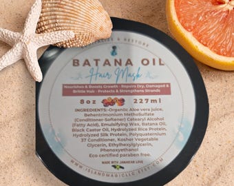 Masque capillaire à l'huile de Batana