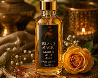 Amber Oud Luxe Körperöl-4oz