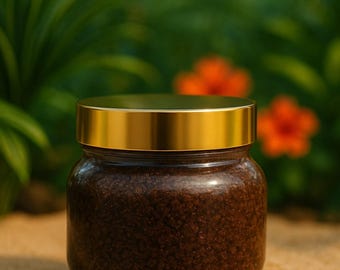 Kaffee und Meersalz Körperpeeling - 8 Unzen