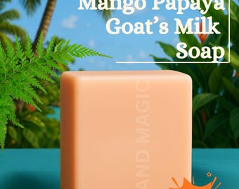 Mango Papaya Goat's Milk Soap