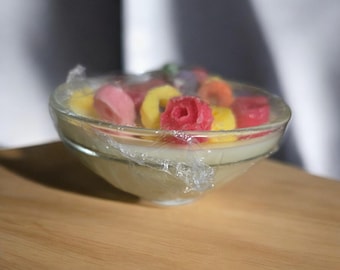 Kleine Fruitloops Kerze
