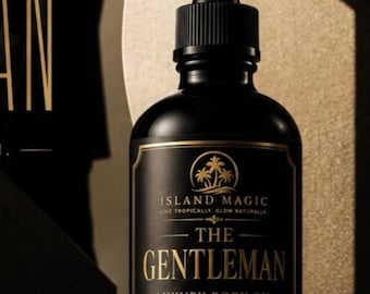 The Gentleman Luxus-Körperöl für den Mann | Bergamotte, Amber, Vetiver & Tonka | Langanhaltendes feuchtigkeitsspendendes Körperöl | 120 ml Geschenk für Ihn