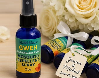 Spray répulsif contre les moustiques GWEH | Cadeaux de mariage Island Botanicals