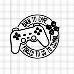 Spiel Aufkleber SVG, Gamer SVG, Gaming Schnittdatei, Videospiel SVG, Gamer SVG, Geschenk für ihn, Gaming Aufkleber, Gamer SVG