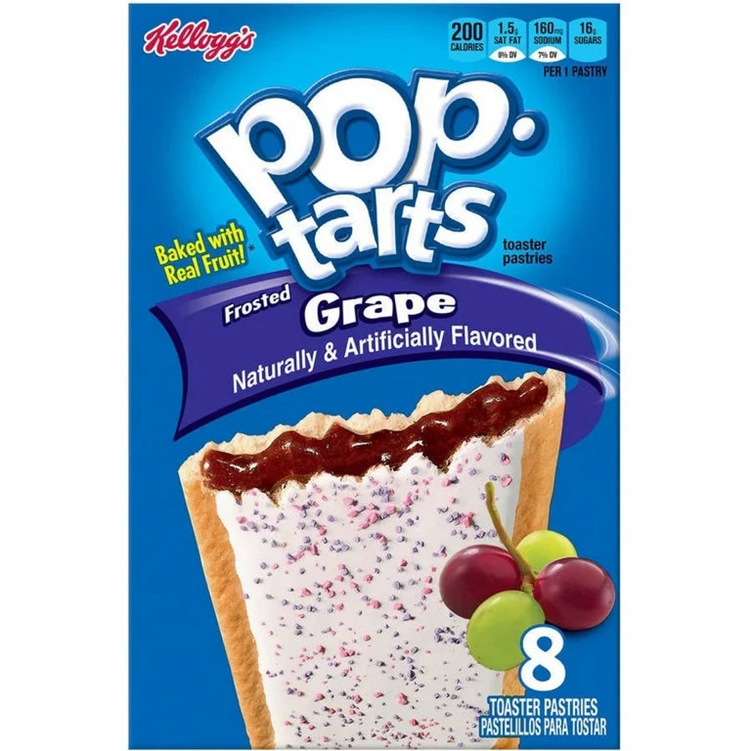 FROSTED GRAPE Pop Tarts Etsy