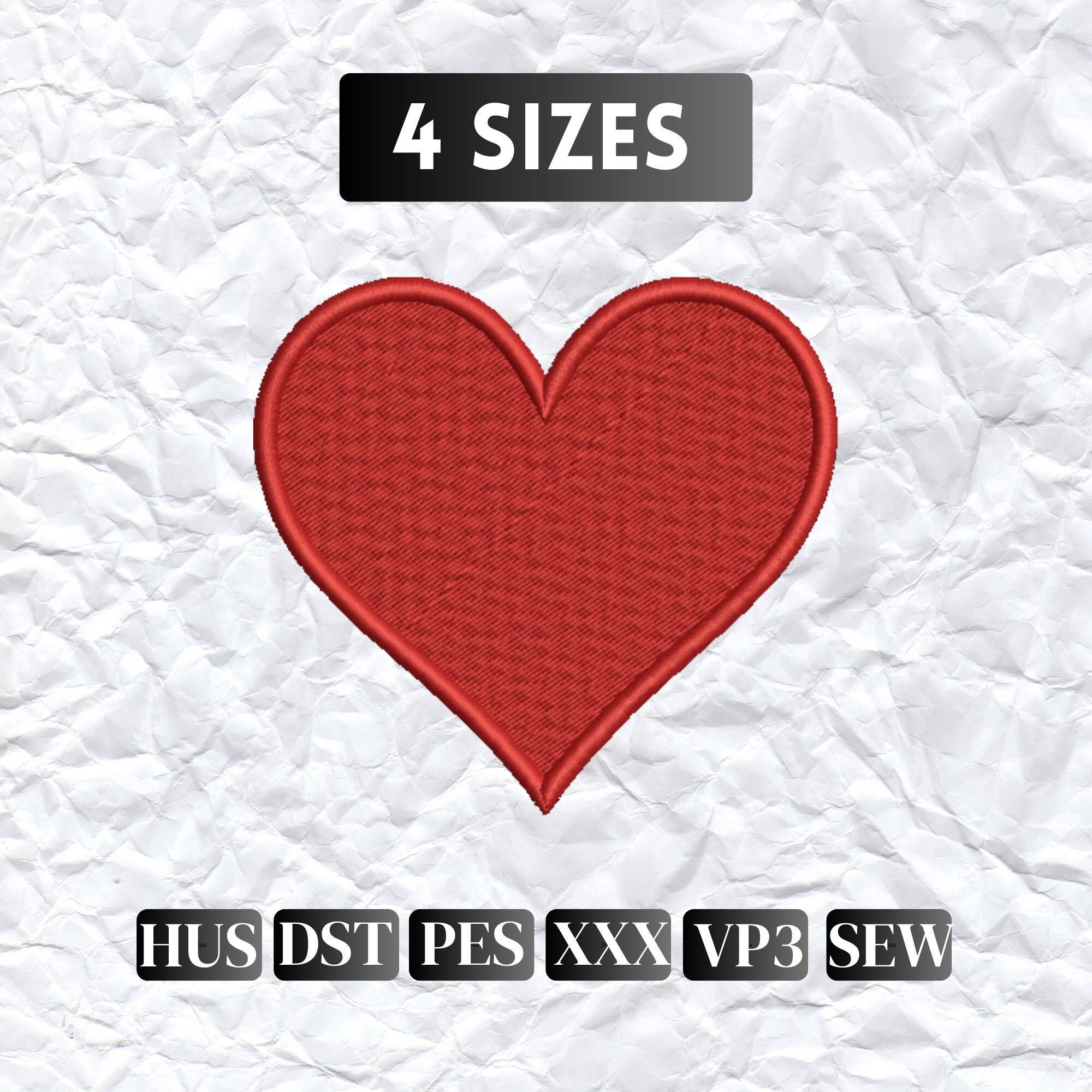 Heart Embroidery Design, Heart Embroidery Files, Mini Heart Embroidery Design, Love Heart Shapes