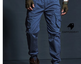 Men's Cargo Pants | Cotton Streetwear Fashionable | Multi-Pocket