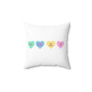 Hearts Square Pillow