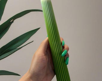 Spitse kaarsen, ombre taps toelopende kaarsen, Thanksgiving kaars cadeau, gemengde kaarsen van bijenwas en sojawas, housewarming cadeau, taps toelopende kaars bruiloft 1 st