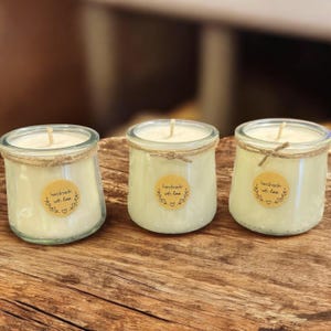 100% Natural Soy Wax Candle Phthalate-free, Premium Fragrance, Hand poured Candle, Reusable Glass Jar Candle, Home Decor, Holiday gift 5 oz
