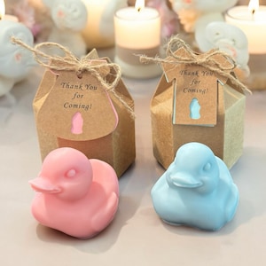 Baby Shower Favor Candles, Baby Boy & Girl Favors, Baby Shower Thank You Gift, Gender Reveal Rubber Duck Candle, Baptism Favors, Baby Favors
