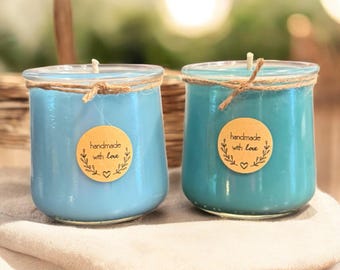 Handmade Farmhouse Candle – 5 oz Soy Wax, Rustic Home Decor, Eco-Friendly, Candle Gift