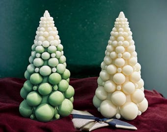 Kiefer Baum Kerze, Weihnachtsbaum Kerze, Bubble Weihnachtsbaum Soja Kerze, Urlaub Kerze Geschenk, Housewarming Kerze, Weihnachten Wohnkultur