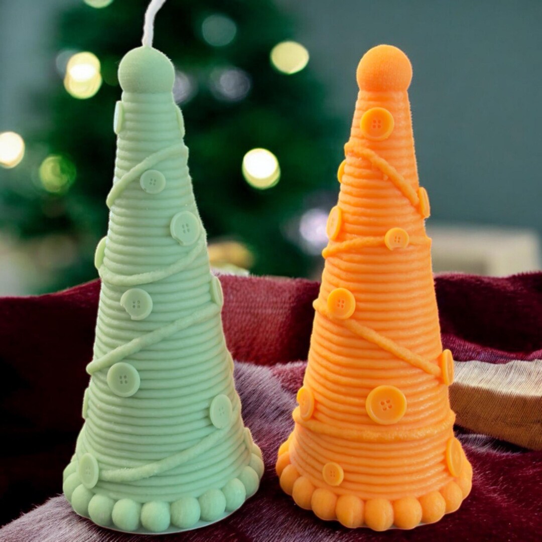 Christmas Tree Candle | Handmade Soy Candle | Winter Home Decor ...