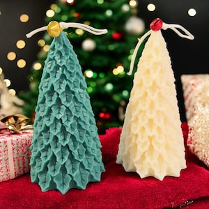 Weihnachtskerze - Duftkerze Pine Tree, Feiertagsdekoration, Weihnachtsgeschenkkerze, Einweihungsgeschenk, Winterkerze für Heiligabend