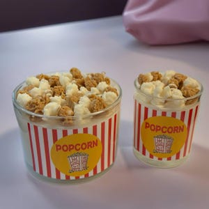 Caramel Popcorn Candle, Movie Lover Gift, Home Theater Decor, Unique Candle Gift, Birthday Gift for Her, Gift for Him, Gift for Friends