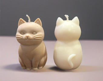Forme Per Candele Stampo Silicone Gatto Che Dorme - Per Sapone, Cioccolato, Candele Fai Da Te Stampo Riutilizzabile