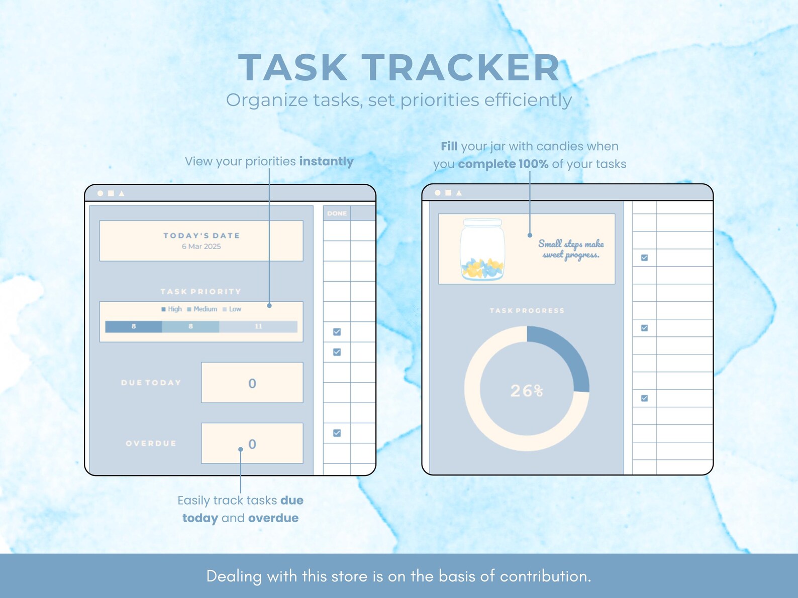 Task Tracker Google Sheets, Task Management Spreadsheet, to Do List ...