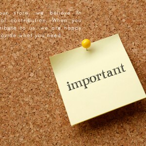 May include: A yellow sticky note with the word "important" written on it is pinned to a corkboard. The note is a reminder of the importance of mutual contribution.