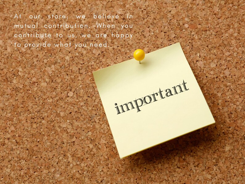 May include: A yellow sticky note with the word "important" written on it is pinned to a corkboard. The note is a reminder of the importance of mutual contribution.